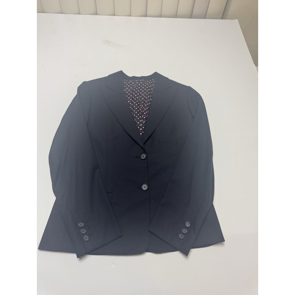 Mario Fabbrocino Women’s Bespoke Navy Blazer Fintes Super 150’s Tailored